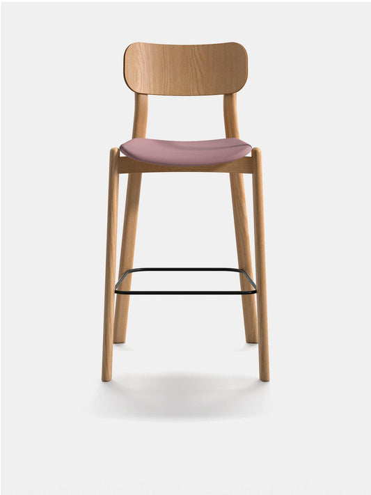 Kiyumi Wood ST +F High Stool-Contract Furniture Store for hospitality, leisure & commercial projects