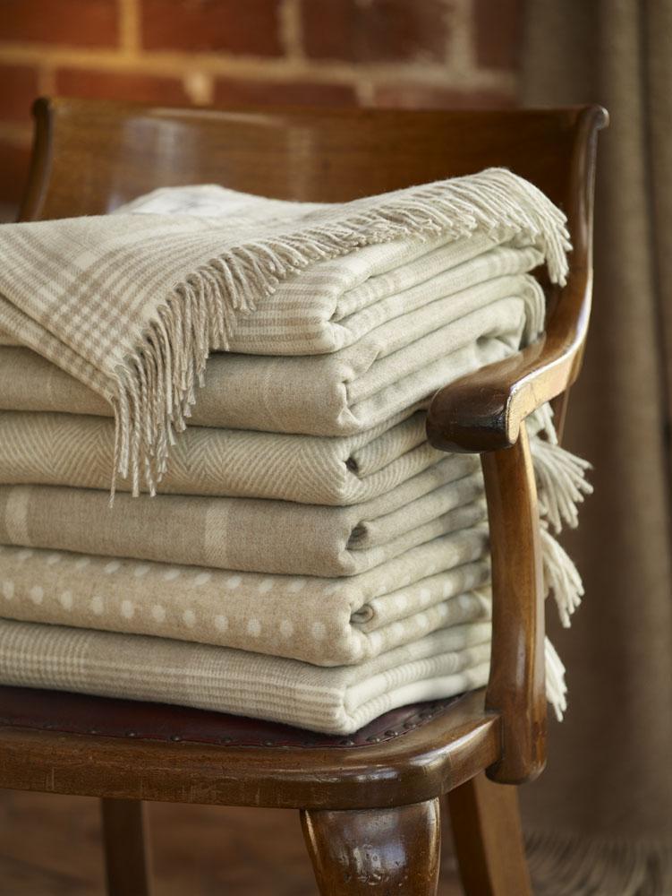 Lambswool Herringbone Throw