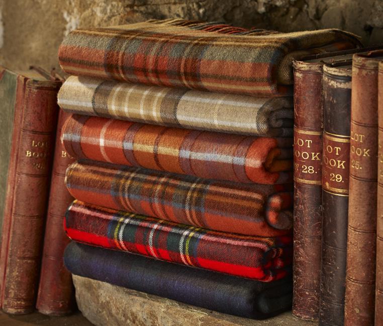 Lambswool Tartan Throw