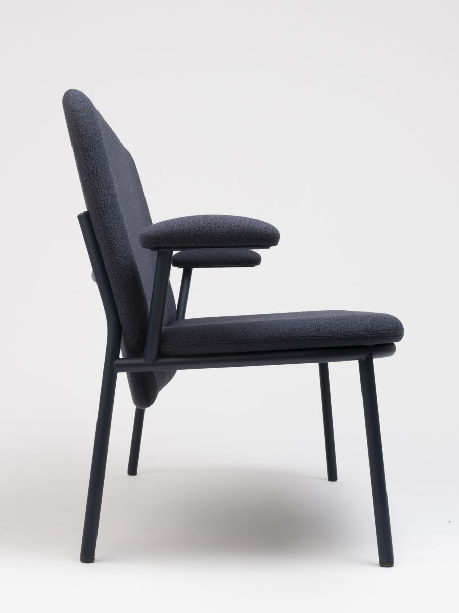 Lana Steel Armrest Sofa-Contract Furniture Store for hospitality, leisure & commercial projects