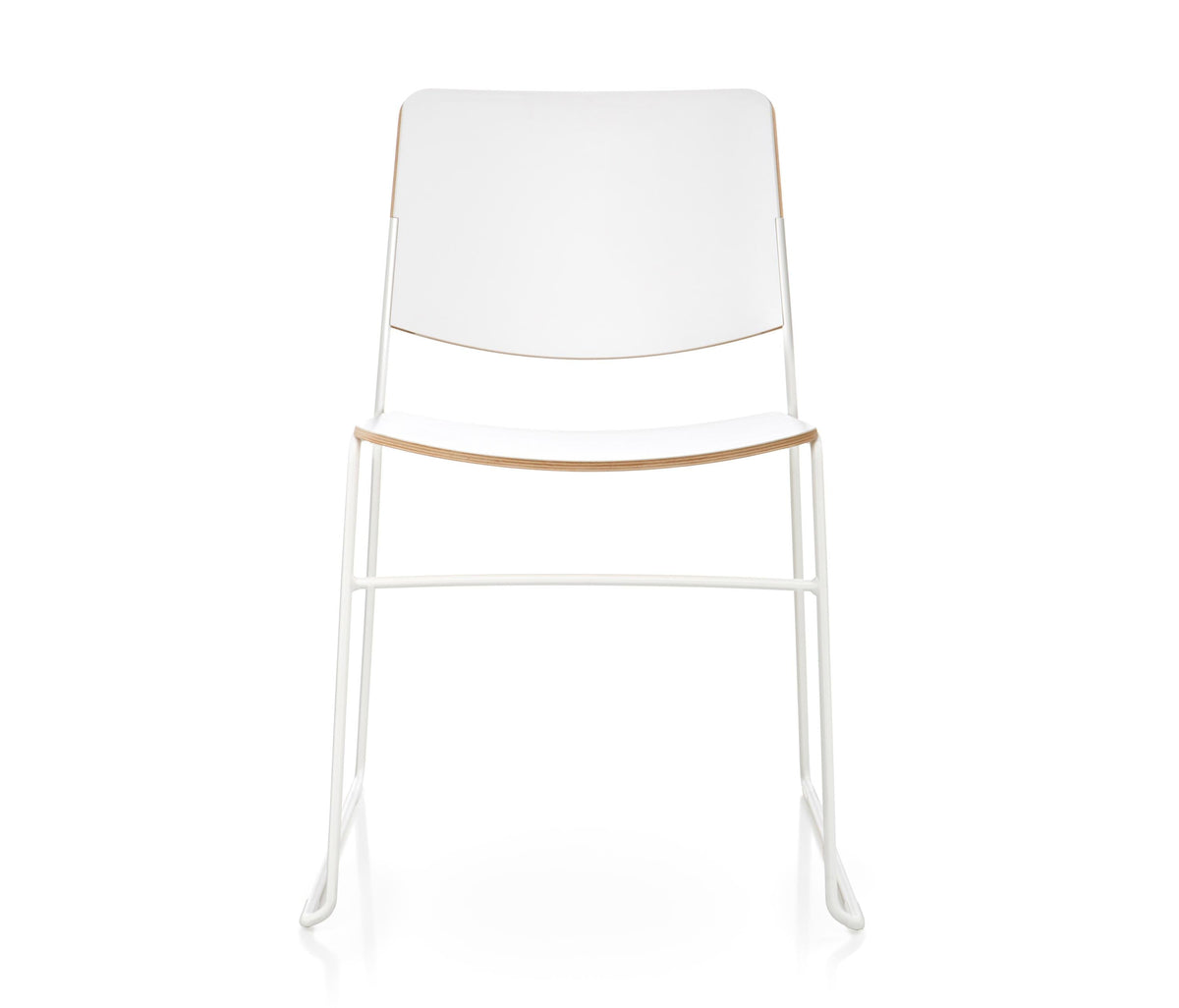 Link Side Chair c/w Sled Legs-Fornasarig-Contract Furniture Store