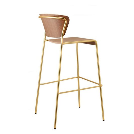Lisa Wood High Stool-Contract Furniture Store for hospitality, leisure & commercial projects