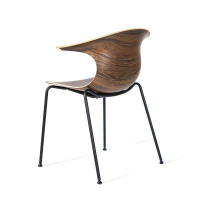 Loop 3D Wood 4 Legs Armchair