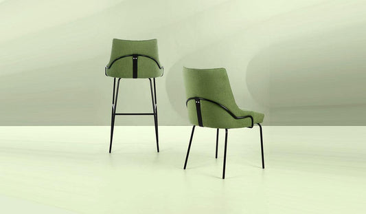 Louvre Tube Strap/B High Stool-Contract Furniture Store for hospitality, leisure & commercial projects