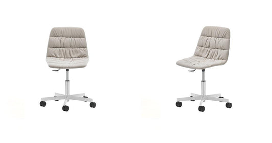 Maarten Wheels Soft Side Chair-Contract Furniture Store for hospitality, leisure & commercial projects