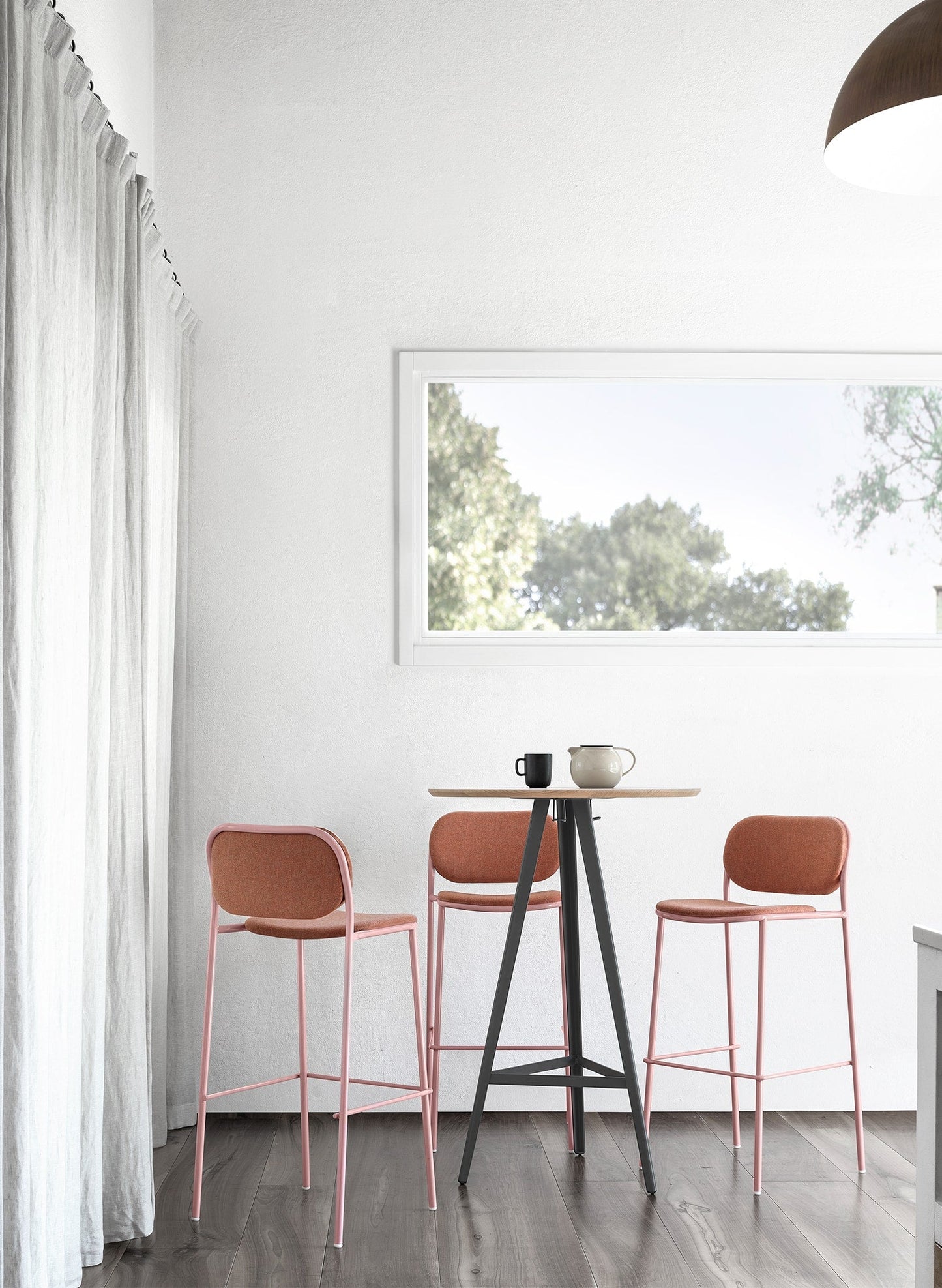 Metis Pad High Stool-Contract Furniture Store for hospitality, leisure & commercial projects