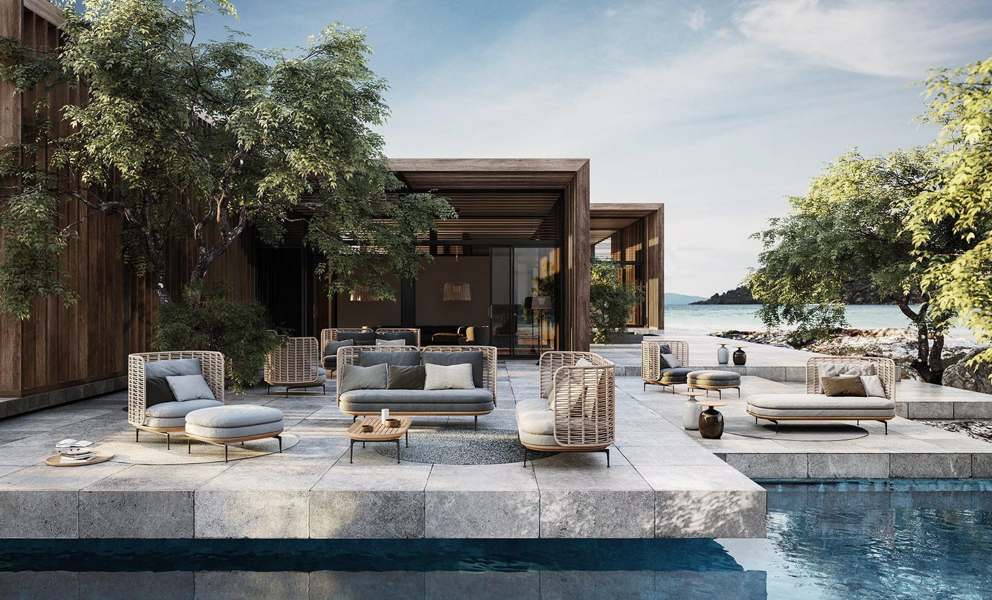 Mistral Low Back Chaise-Contract Furniture Store for hospitality, leisure & commercial projects