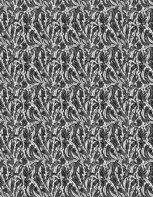 Mono Leaves Wallpaper