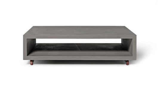 Monobloc Concrete Wheels Coffee Table