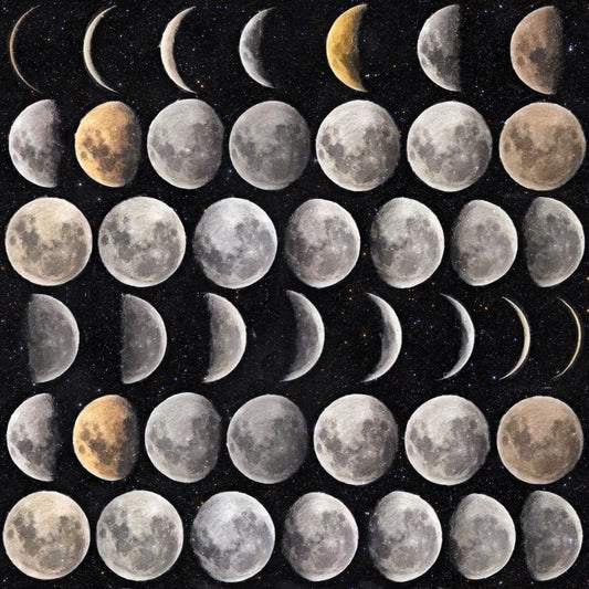 Moon Phases Wallpaper-Contract Furniture Store for hospitality, leisure & commercial projects