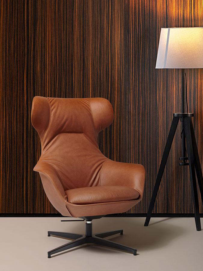 Musa Lounge Wing Chair-Diemme-Contract Furniture Store