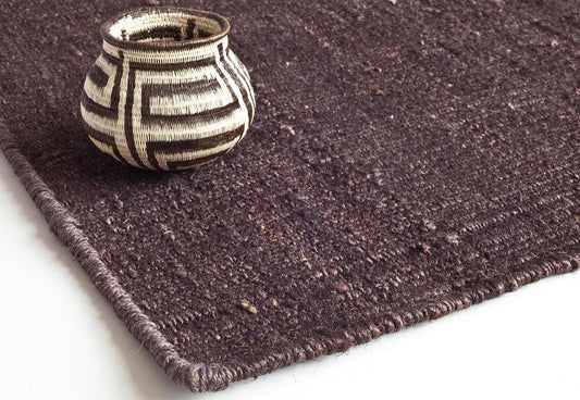 Natural Vegetal Brown Rug