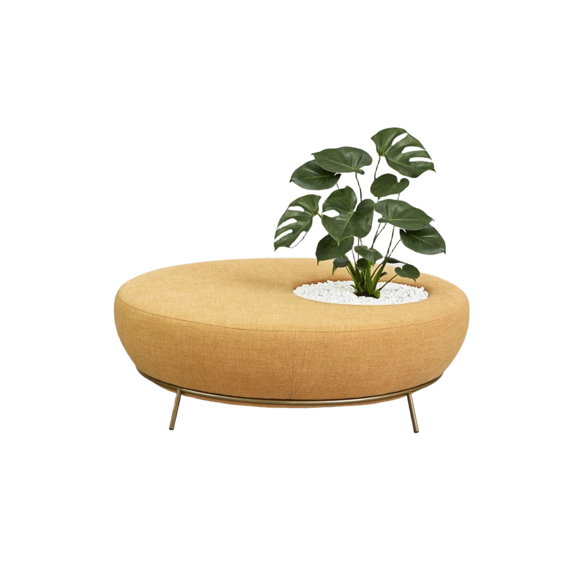 Nest Round Sofa with Plant-Missana-Contract Furniture Store