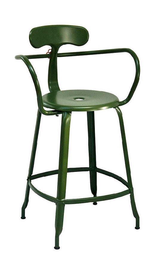 Nicolle® Metal H60 High Stool-Contract Furniture Store for hospitality, leisure & commercial projects
