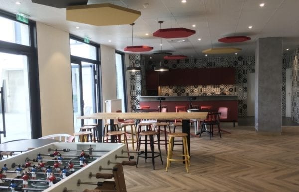 Nicolle® Wood & Metal High Stool-Contract Furniture Store for hospitality, leisure & commercial projects