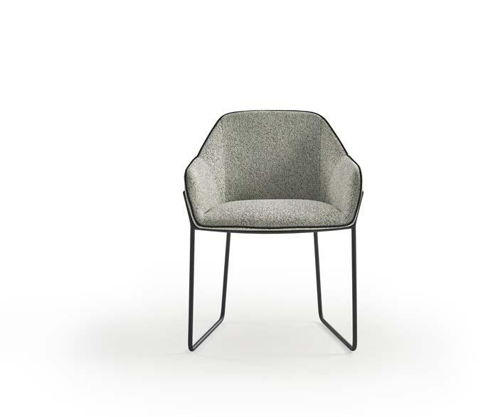 Nido Armchair c/w Sled Legs-Sancal-Contract Furniture Store