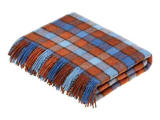 Orange & Turquoise Throw-Contract Furniture Store for hospitality, leisure & commercial projects