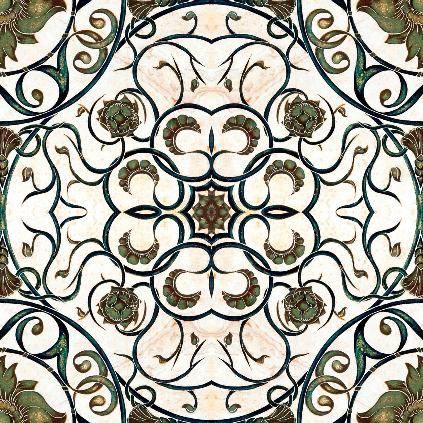 Organic Tile Wallpaper