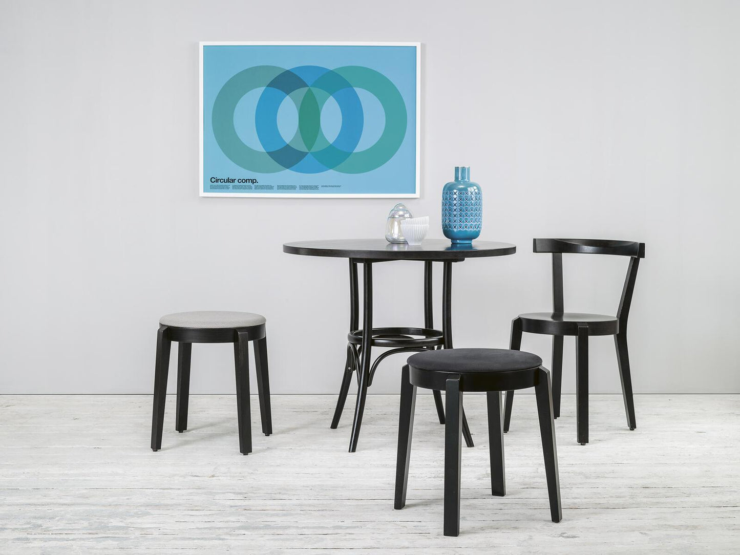 Punton Upholstered Low Stool-Contract Furniture Store for hospitality, leisure & commercial projects