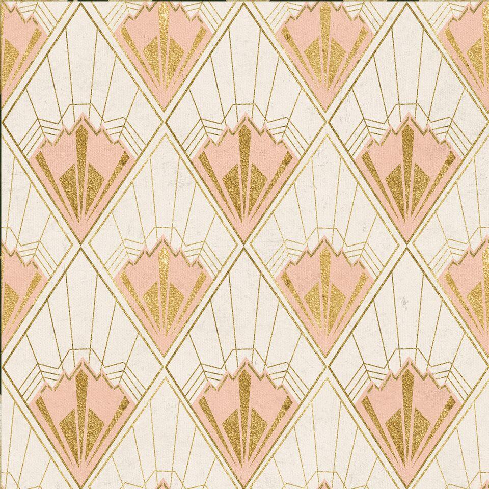 Revival Taupe Wallpaper