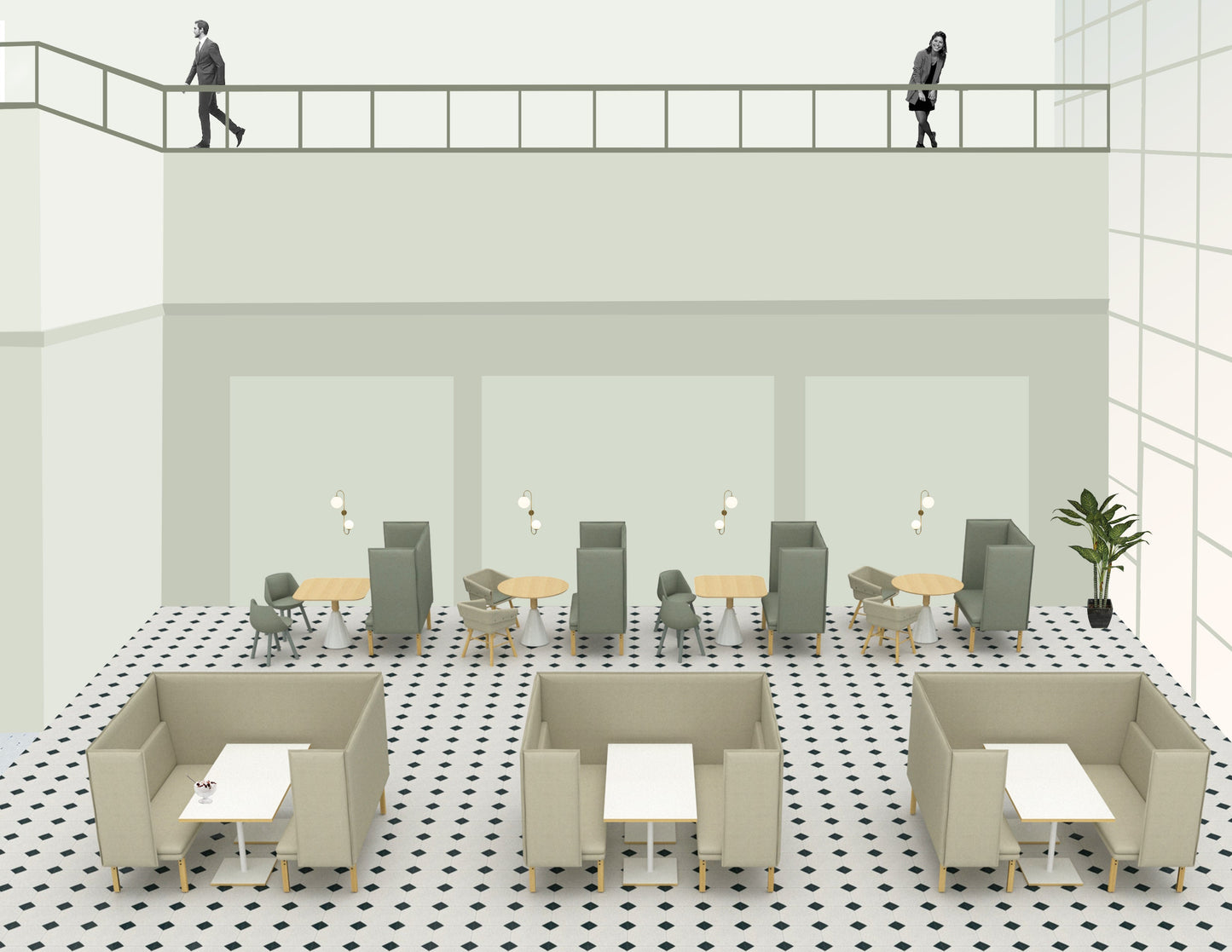 Rew 3S Modular Sofa Unit-Contract Furniture Store for hospitality, leisure & commercial projects