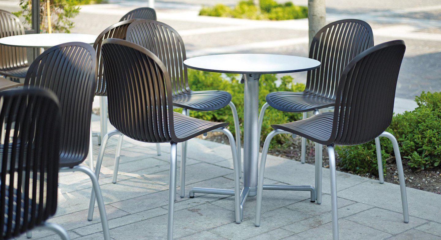 Scudo Flip Top Dining Base-Contract Furniture Store for hospitality, leisure & commercial projects