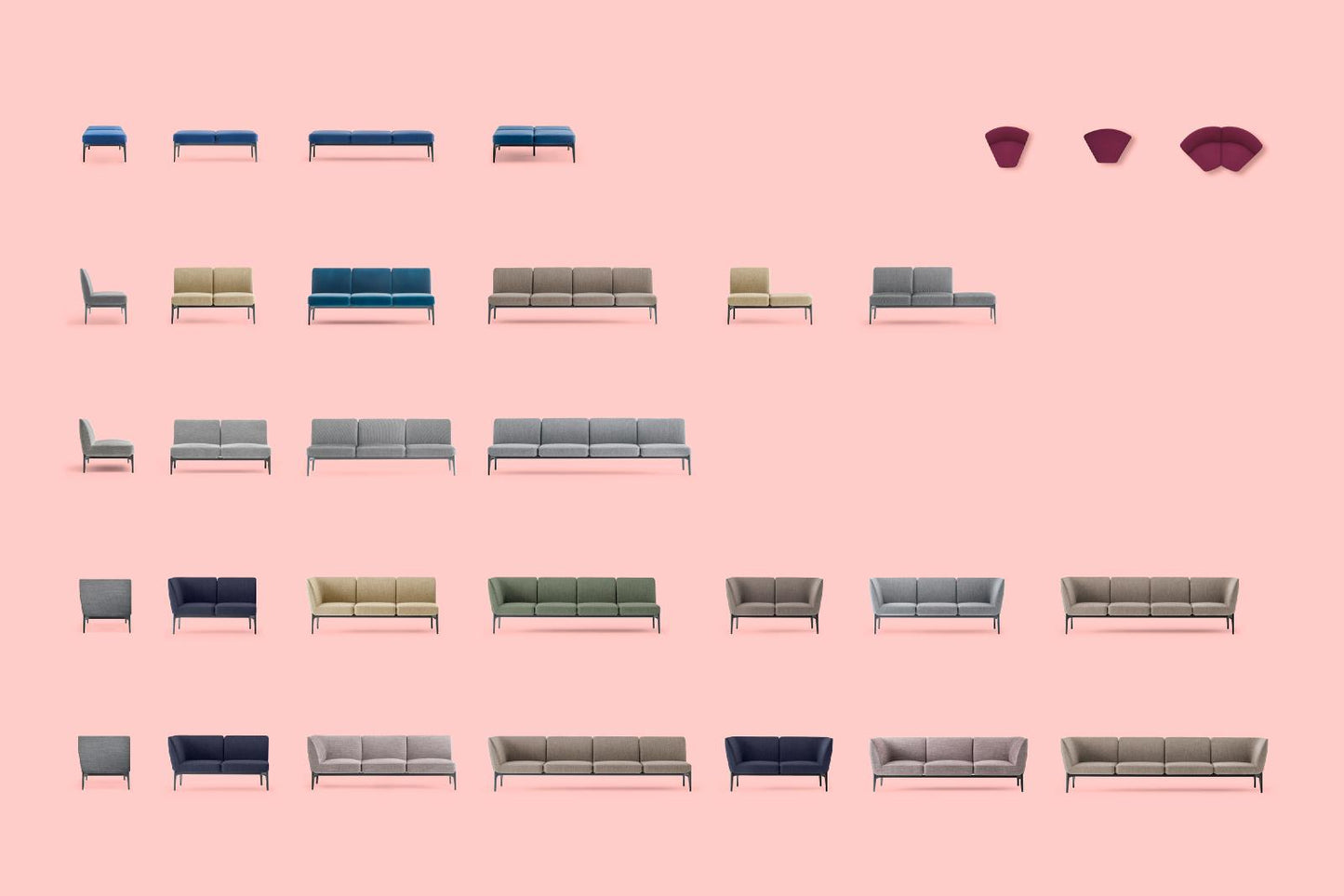 Social 4S Sofa Unit-Contract Furniture Store for hospitality, leisure & commercial projects