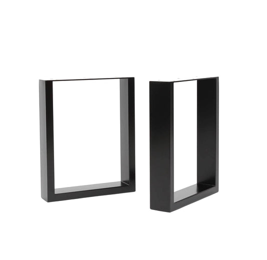 Square Industrial Leg Bench Ends