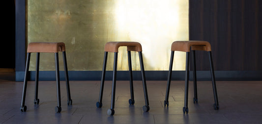 Stroll 65 Wheels High Stool-Contract Furniture Store for hospitality, leisure & commercial projects