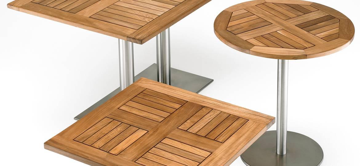 Teak Wood Table Top-Pedrali-Contract Furniture Store