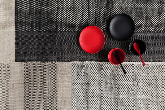 Tres Black Rug-Contract Furniture Store for hospitality, leisure & commercial projects