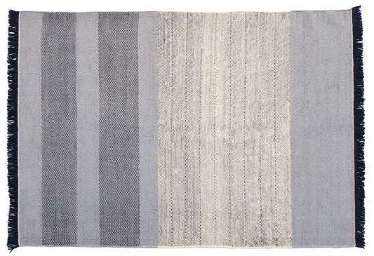 Tres Stripes Blue Rug-Contract Furniture Store for hospitality, leisure & commercial projects