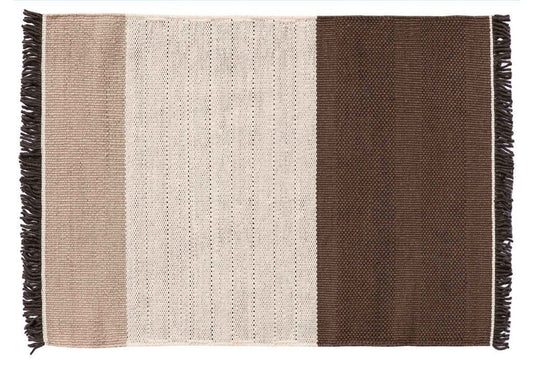 Tres Stripes Chocolate Rug-Contract Furniture Store for hospitality, leisure & commercial projects