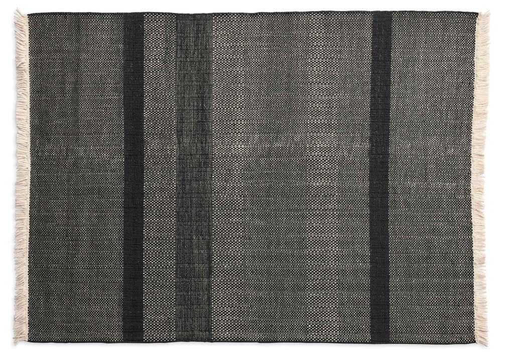Tres Texture Black Rug