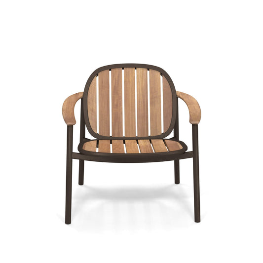 Twins 6042 Alu-Teak Lounge Chair-Contract Furniture Store for hospitality, leisure & commercial projects