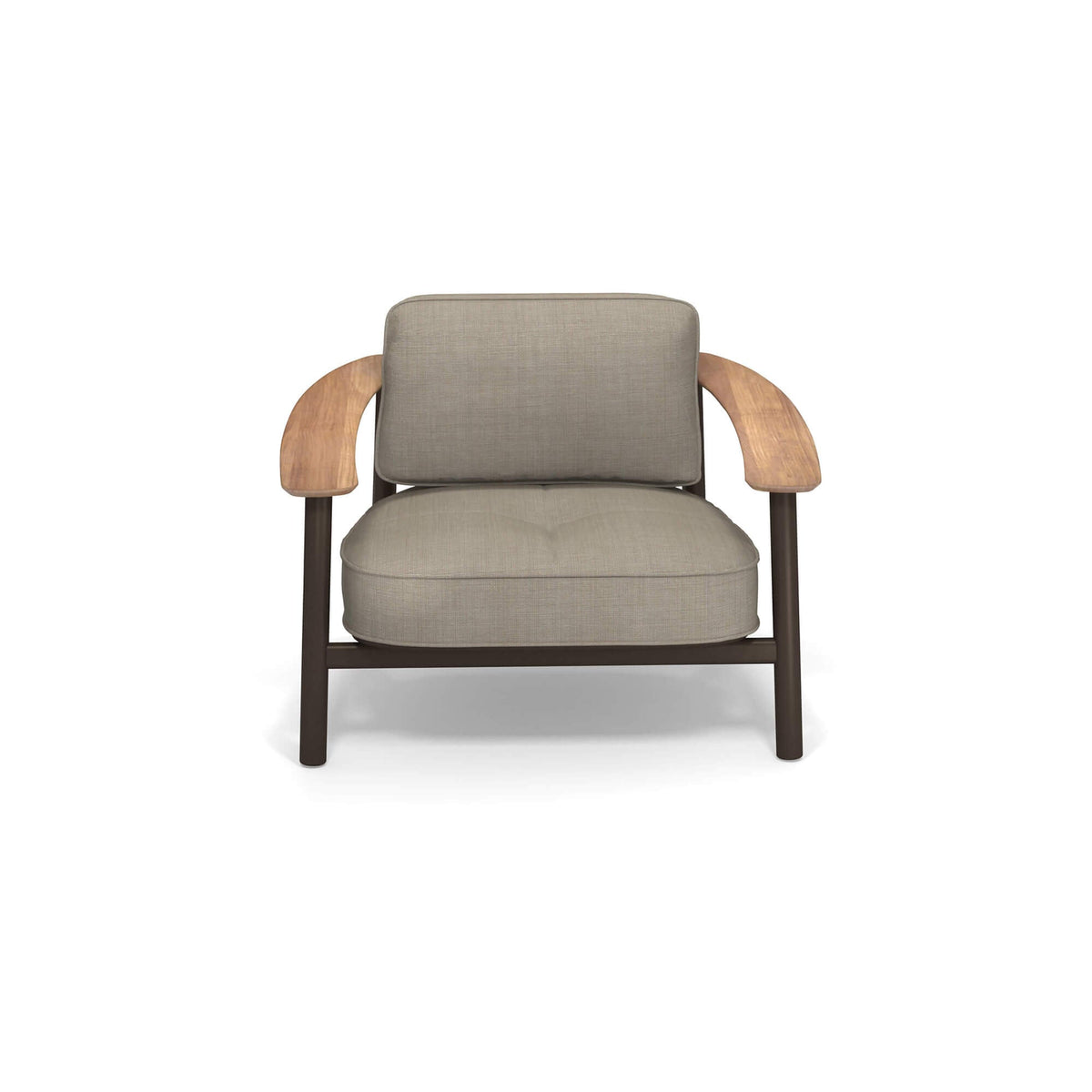 Twins 6045 Alu-Teak Lounge Chair-Emu-Contract Furniture Store