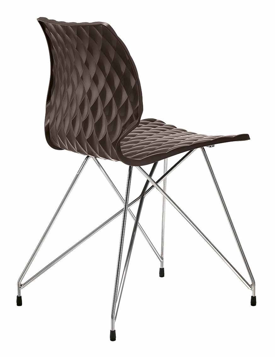 Uni Side Chair c/w Eiffel Base-Metalmobil-Contract Furniture Store