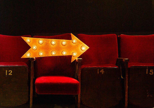 Vintage Letter - Arrow Wall Light