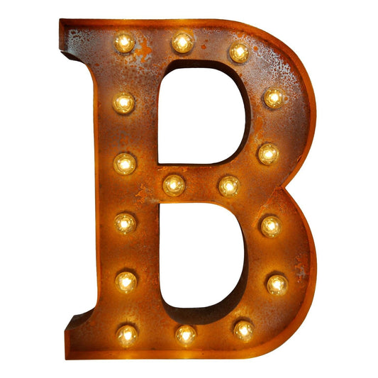 Vintage Letters - A-Z Wall Light-Contract Furniture Store for hospitality, leisure & commercial projects