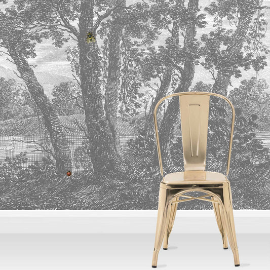 Vintage Zephyr Wall Mural-Contract Furniture Store for hospitality, leisure & commercial projects