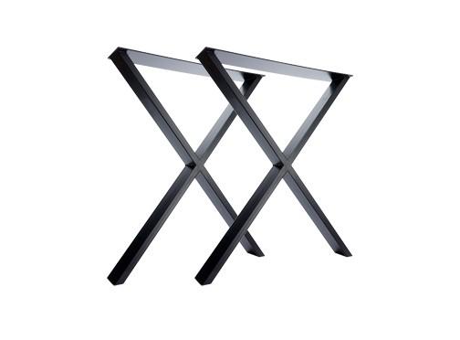 X-Frame Industrial Leg Dining Base