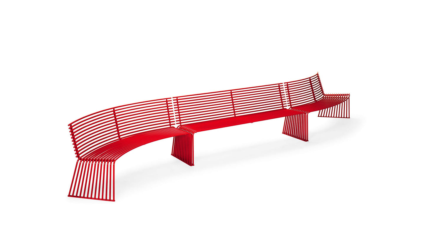 015 Bench with Backrest-Contract Furniture Store for hospitality, leisure & commercial projects