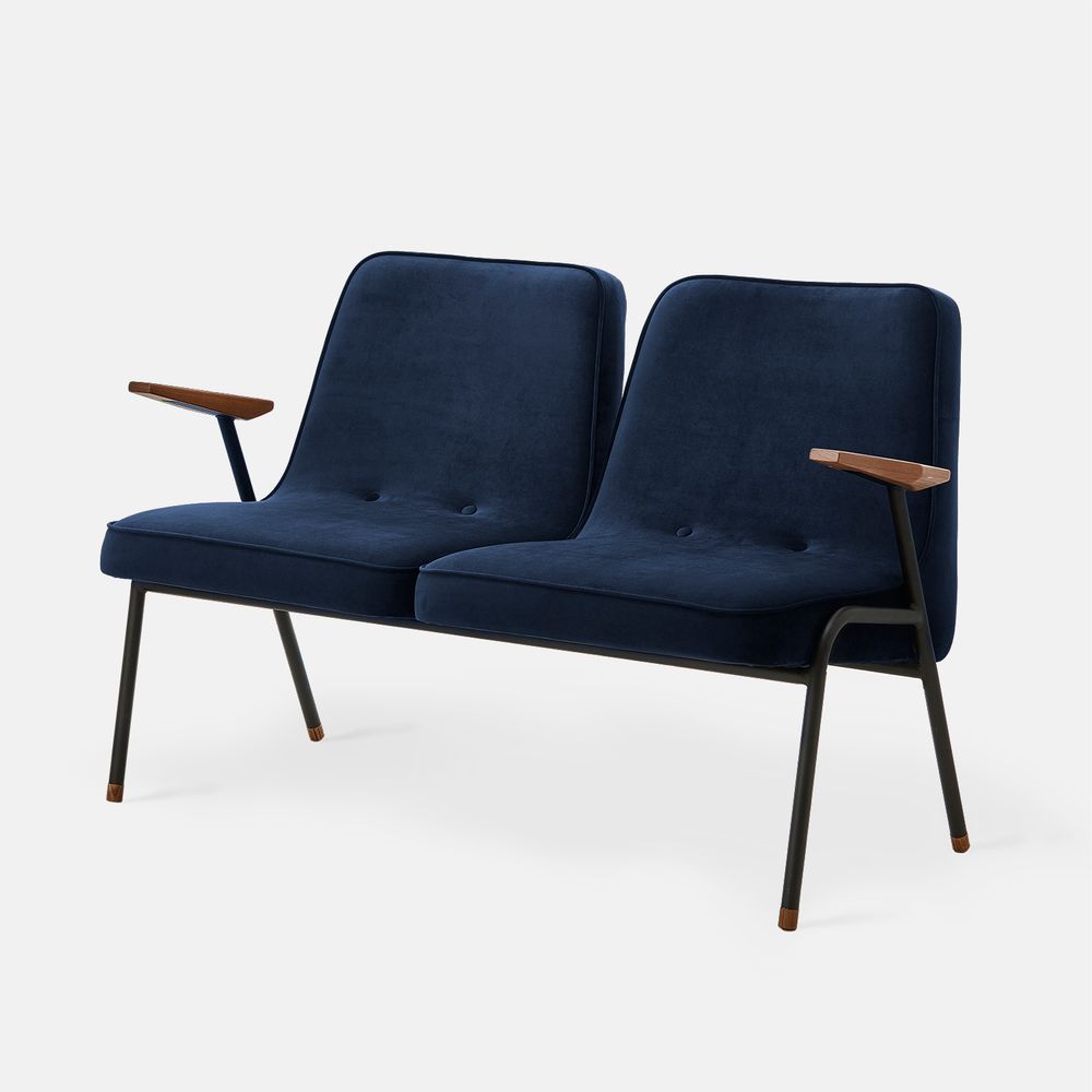 366 Metal Two-Seater Bench-Contract Furniture Store for hospitality, leisure & commercial projects