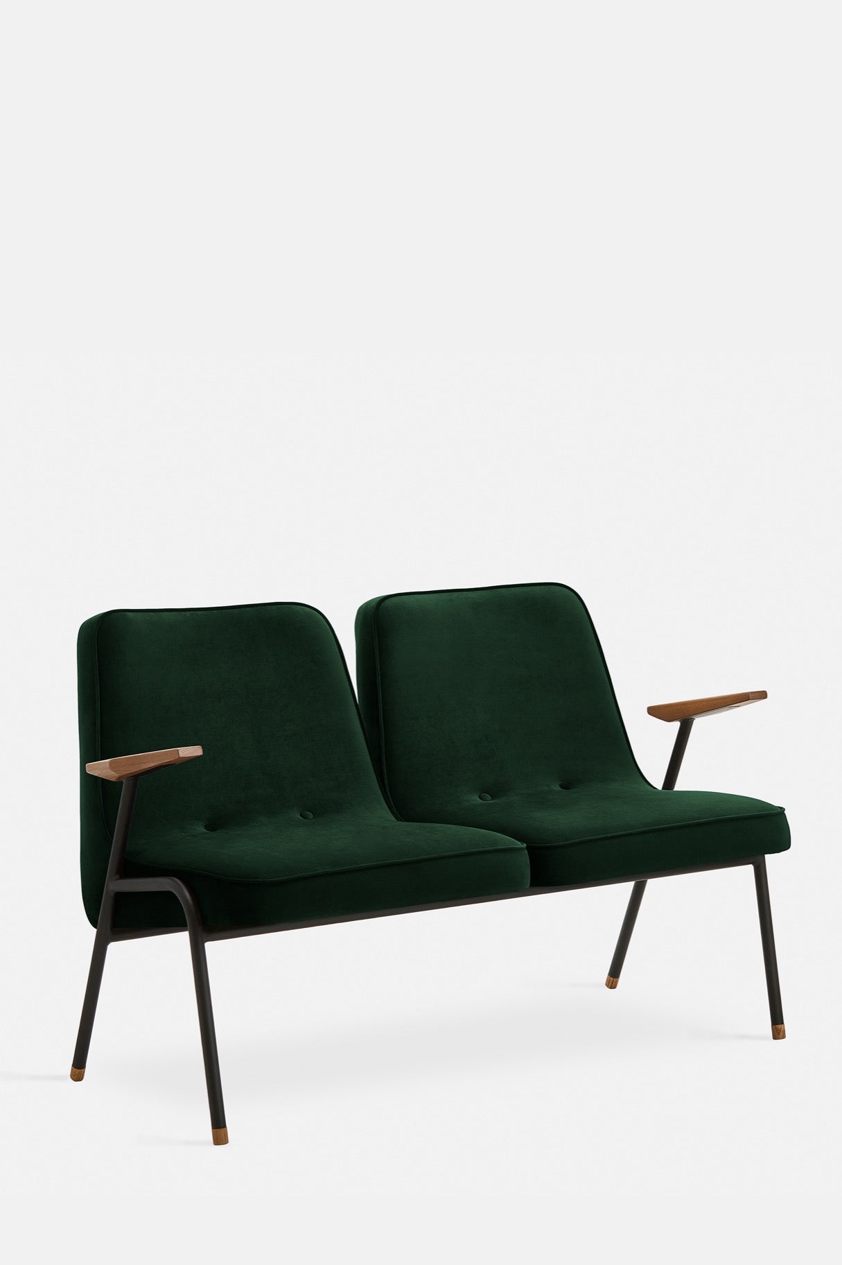 366 Metal Two-Seater Bench-Contract Furniture Store for hospitality, leisure & commercial projects