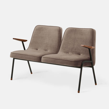 366 Metal Two-Seater Bench-Contract Furniture Store for hospitality, leisure & commercial projects