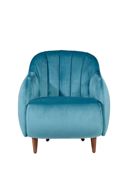 Glamour Flute Wood Lounge Chair