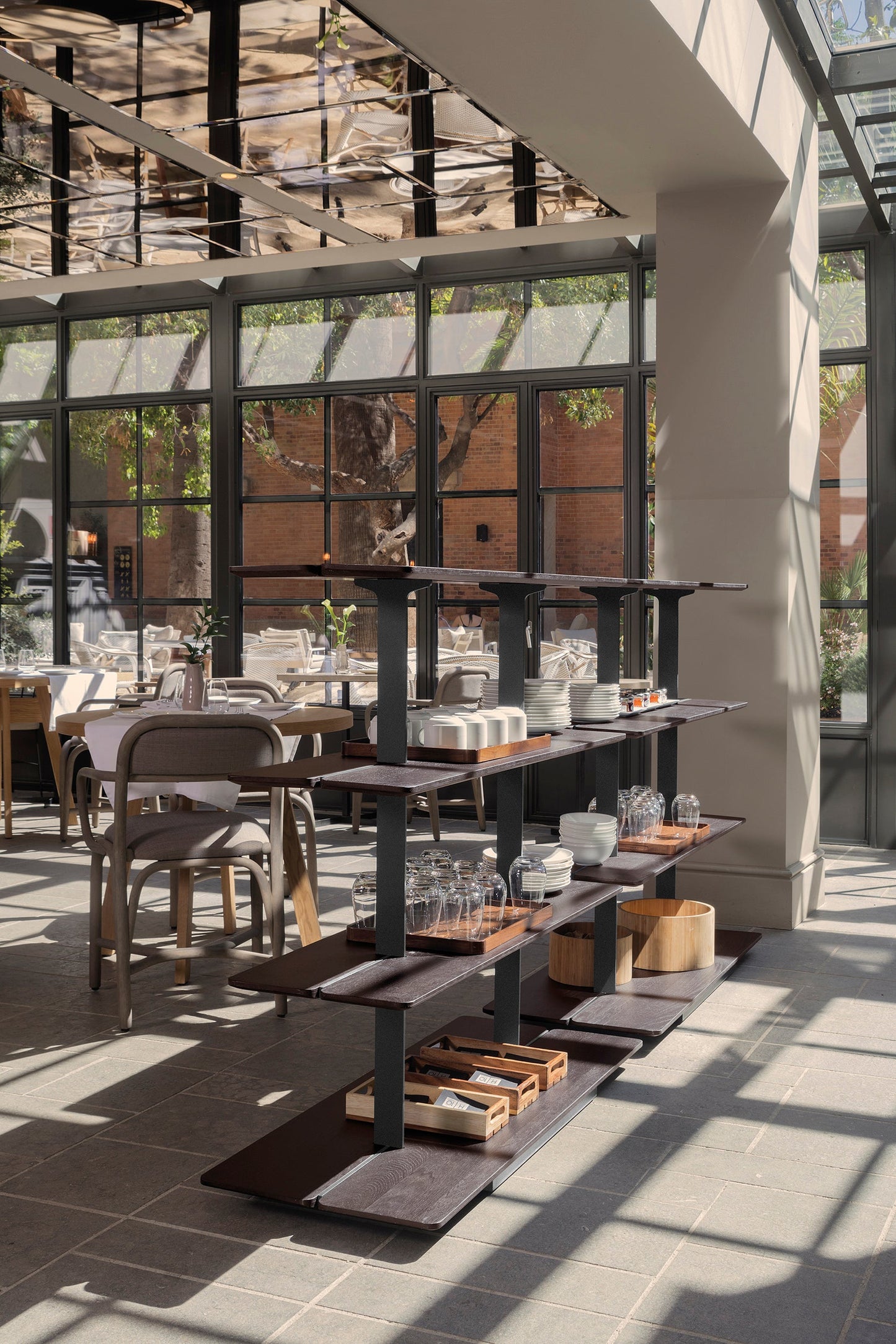 Team T860 Free Standing Shelf-Contract Furniture Store for hospitality, leisure & commercial projects