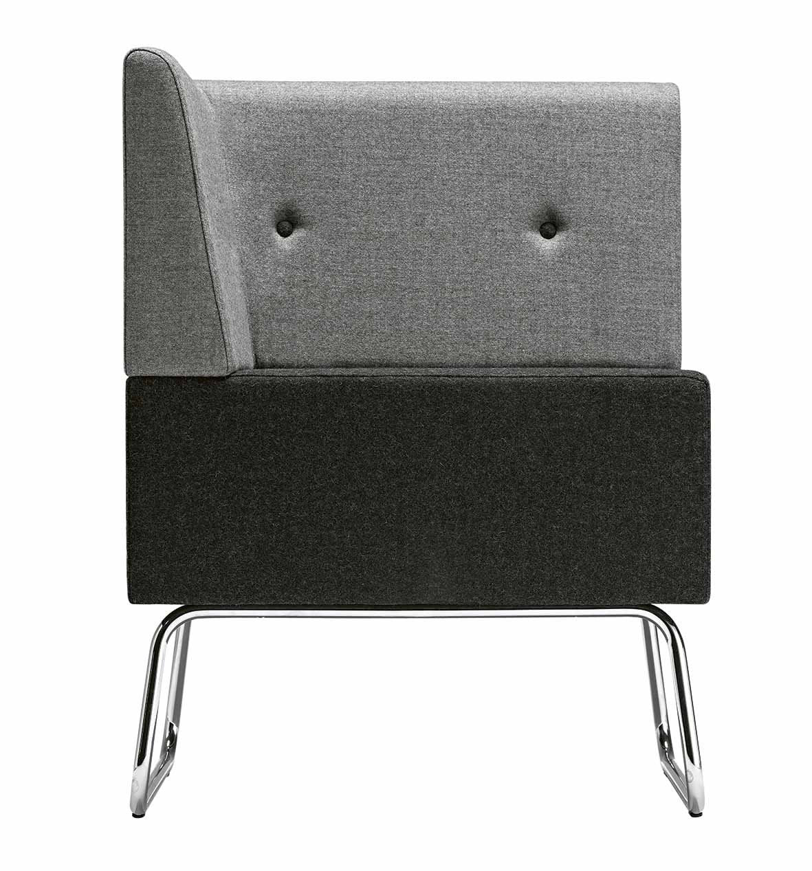 Abaco+ Modular Sofa Corner Unit-Metalmobil-Contract Furniture Store