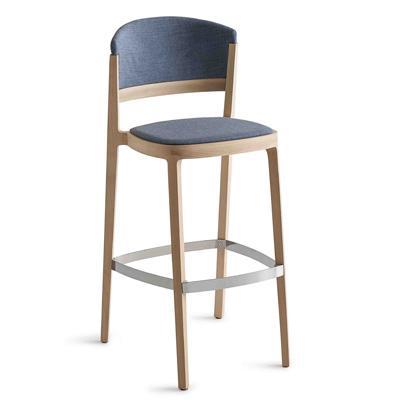 Abuela Wood Large High Stool-Gaber-Contract Furniture Store