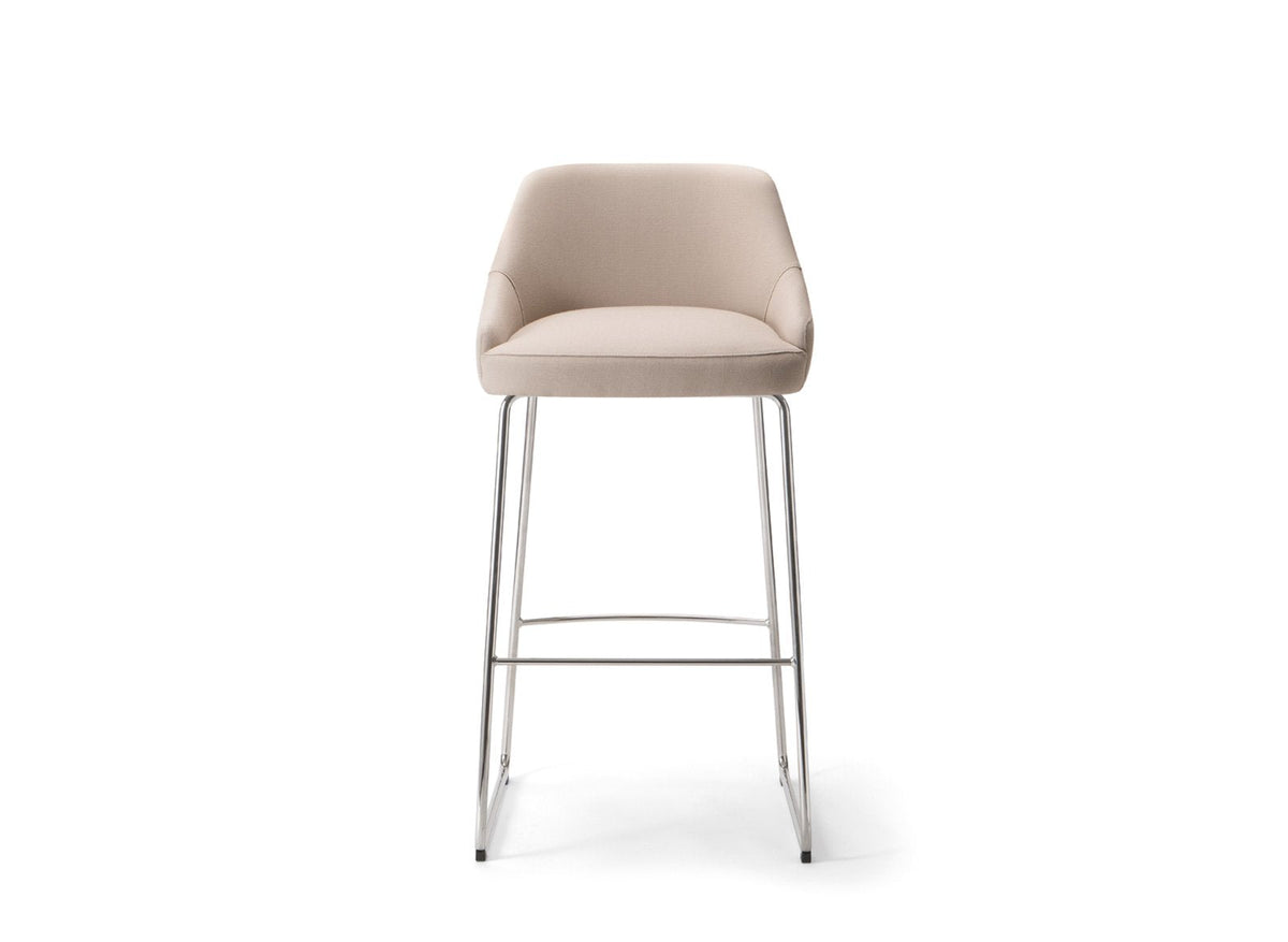 Adima 07 High Stool c/w Sled Legs-Torre-Contract Furniture Store